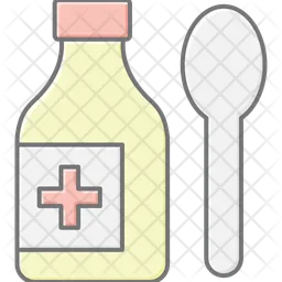 Löffel Sirup  Symbol