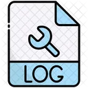 Log File Extension File Format Icon