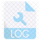 Log File Extension File Format Icon