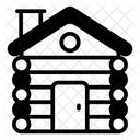Wooden Hut Log Icon