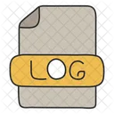 Log File Log Document Log Paper Icon