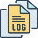 Logfile File Document Icon