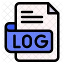 Log File Type File Format Icon
