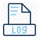 Log Document Data Icon