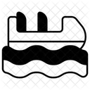 Log Flume Slide Coaster Icon