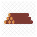 Log Sawn Pile Icon