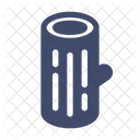 Camping Log Nature Icon