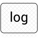 Log Logarithm Function Icon