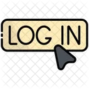 Log In Social Media Button Icon