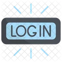 Log In Click Button Icon