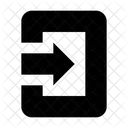 Log In Log Sign Icon