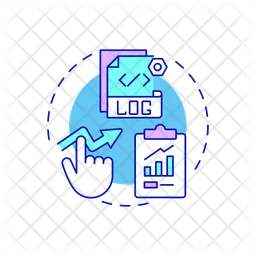 Log monitoring  Icon