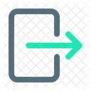 Exit Out Log Icon