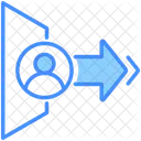 Log Out Exit Session Icon