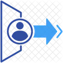 Log Out Exit Session Icon