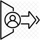 Log Out Exit Session Icon