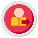 Log Out Arrow Up Arrow Icon