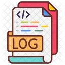 Logging Log Files Files Record Icon