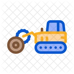 Logging Tractor  Icon