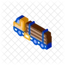 Logging Delivery Truck Icon