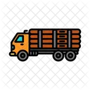 Logging Truck Vehicle Timber Icon