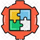 Logic Thinking Brain Icon