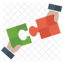 Logic Puzzle Problem Solving Teamwork Icon