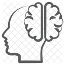 Logical Mind Brain Mindset Icon