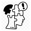 Brain Puzzle Problem Solving Logical Thinking Icon