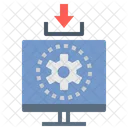 Logiciel Interface Execution Icon