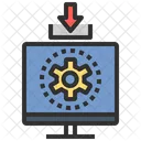 Logiciel Interface Execution Icon