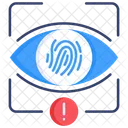 Spyware Empreinte Digitale Cyberattaque Icon