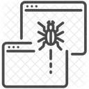 Logiciels Espions Propagation De Bugs Bug Icône