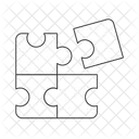 Logisches Puzzle-Design  Symbol