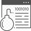 Logikbombe Cyberbombe Cyberangriff Symbol