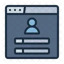 Login Screen Register Icon