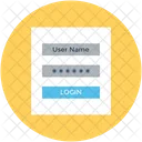 Login Page Screen Icon
