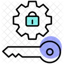 Login Key Lock Icon