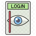 Login Eyescan Security Icon