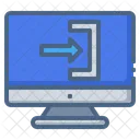 Login Monitor Screen Icon