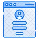 Login Account Network Assistance Icon