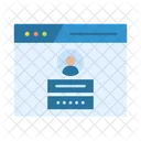 Login Perfil Senha Ícone