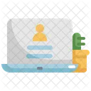Login User Laptop Icon