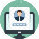 Perfil De Login Usuario Conta Icon