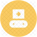 Logistic Package Conveyor Icon