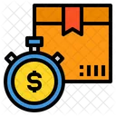 Logistic Cost Stopwatch Icon