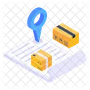 Delivery Location Logistics Tracking Logistic Address Icon