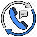 Logistic Call Telecommunication Phone Chat Icon