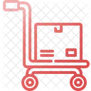 Trolley Box Cart Icon