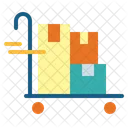 Logistic Cart Delivery Handcart Parcel Cart Icon